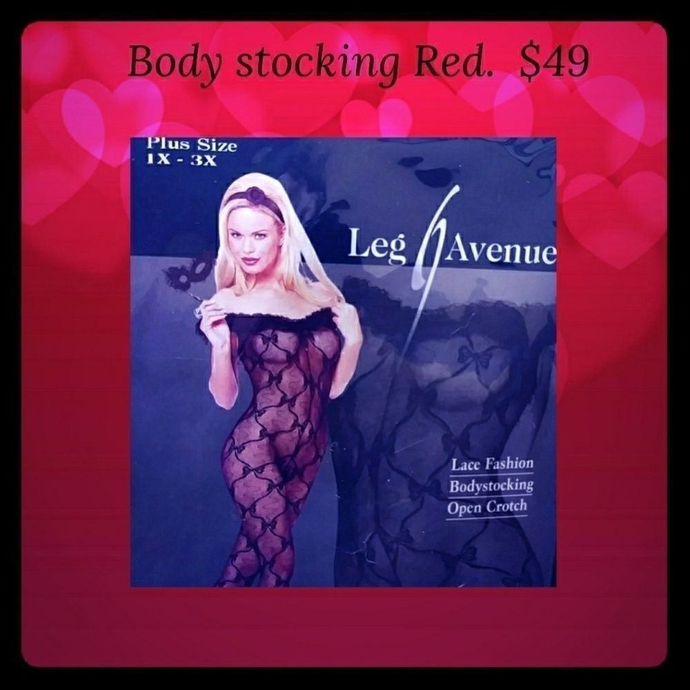 Red Queen size bodystocking